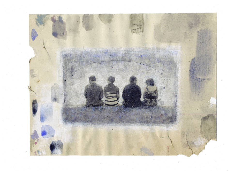 Enrico Tealdi,VAGHE STELLE,2011,tecnica mista su carta,cm70x216,5