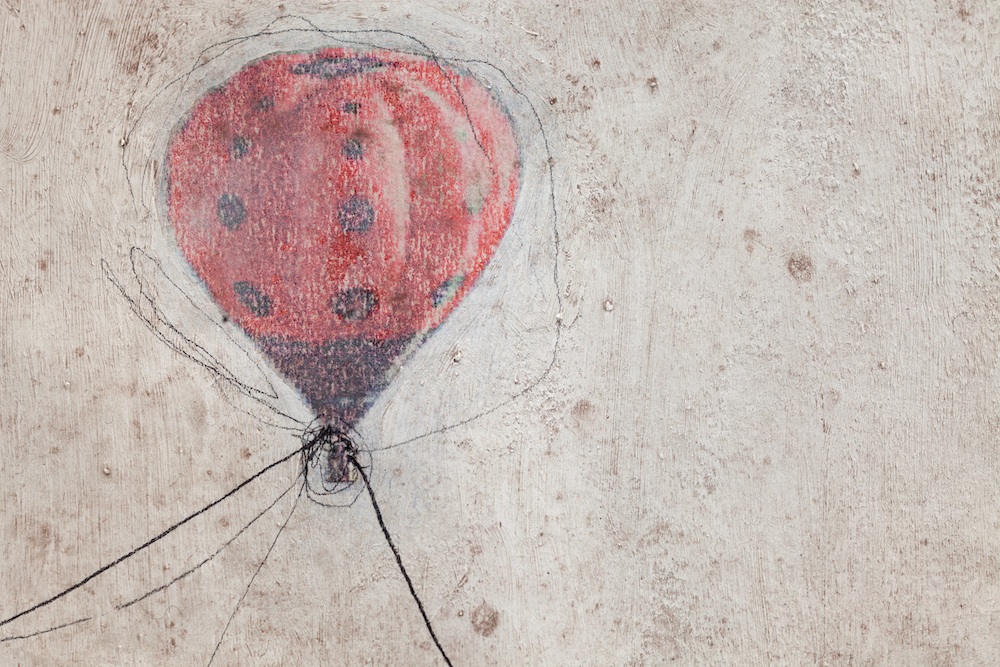 AIR BALLOON,2011,tec.mista su carta,cm55x66