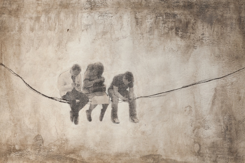 Enrico Tealdi,L'altalena,2008,tec.mista cm46x70